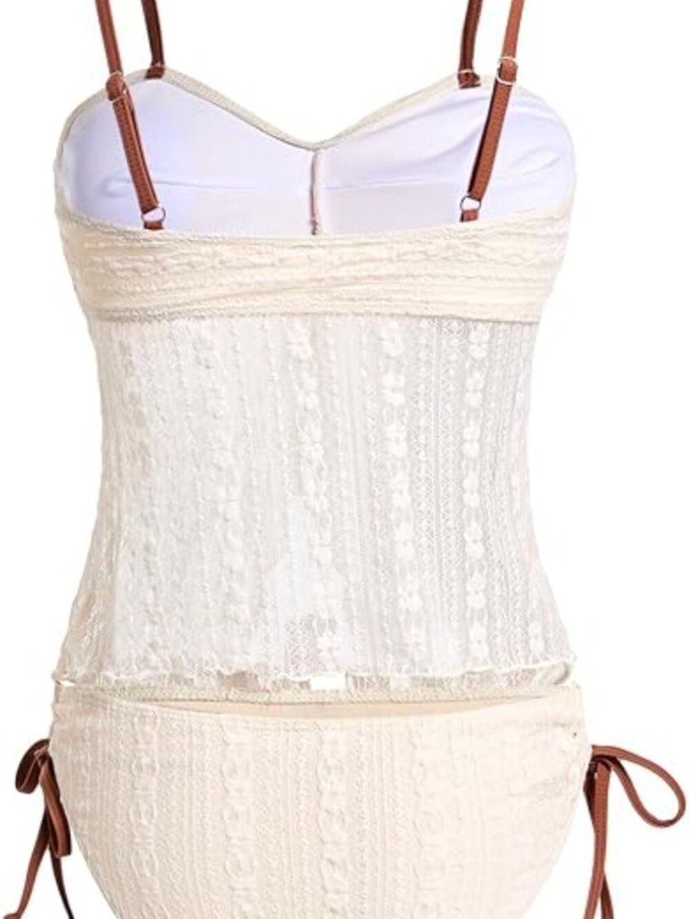 Verdusa Women's 2 Piece Leopard Tankini Swimsuit Set M - Picture 4 of 6